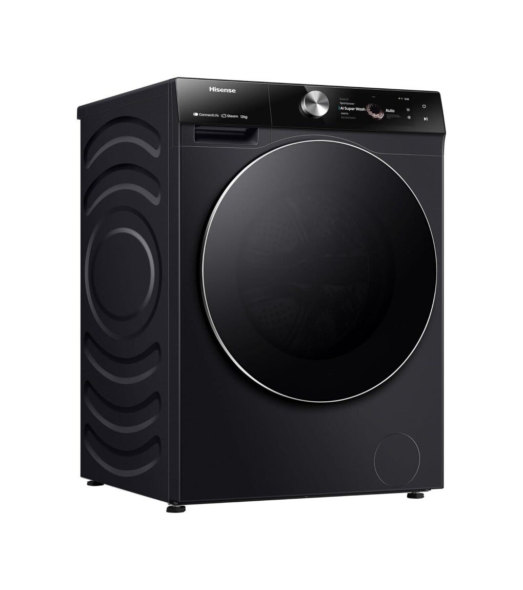Hisense WF7S1247BB Lavatrice cm. 60 - capacità 12 kg - nero