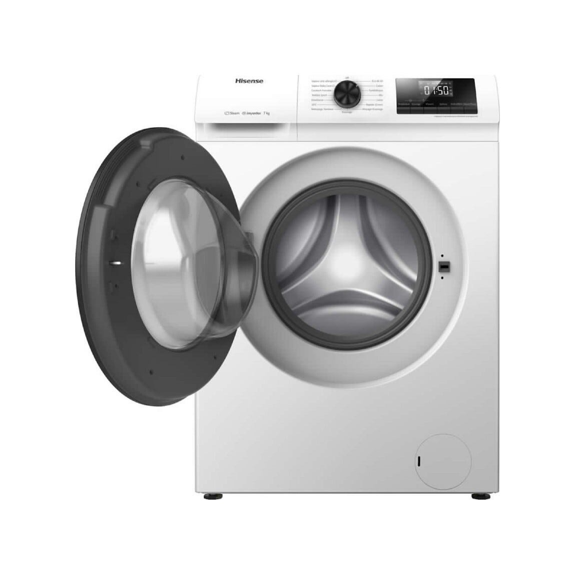 Hisense WFQP701219VM Lavatrice cm. 60 - capacità 7 kg - bianco