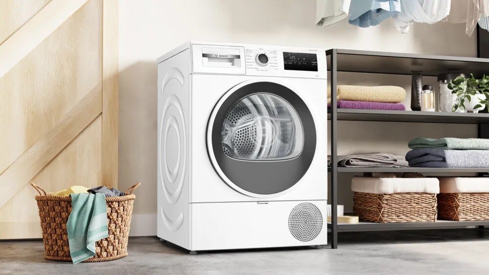 Bosch WTH85218II Serie 4 Asciugatrice cm. 60 - capacità 8 kg - bianco
