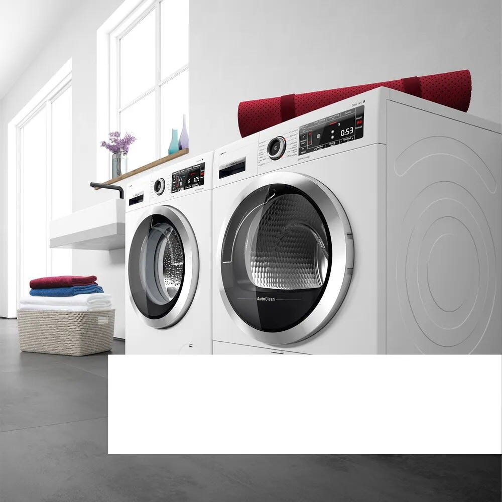 Bosch WTH85218II Serie 4 Asciugatrice cm. 60 - capacità 8 kg - bianco