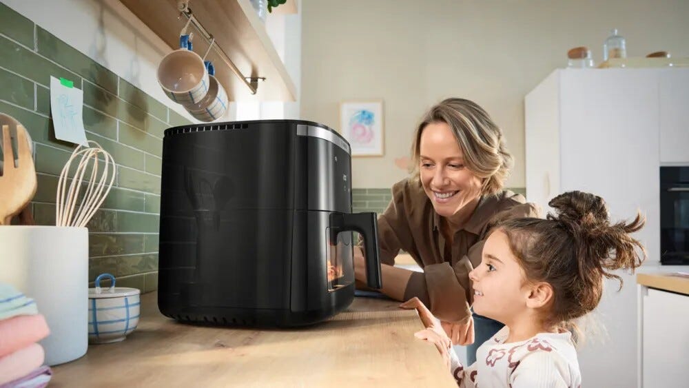Bosch MAF671B1 Serie 6 Friggitrice ad aria - 7,2 lt - nero