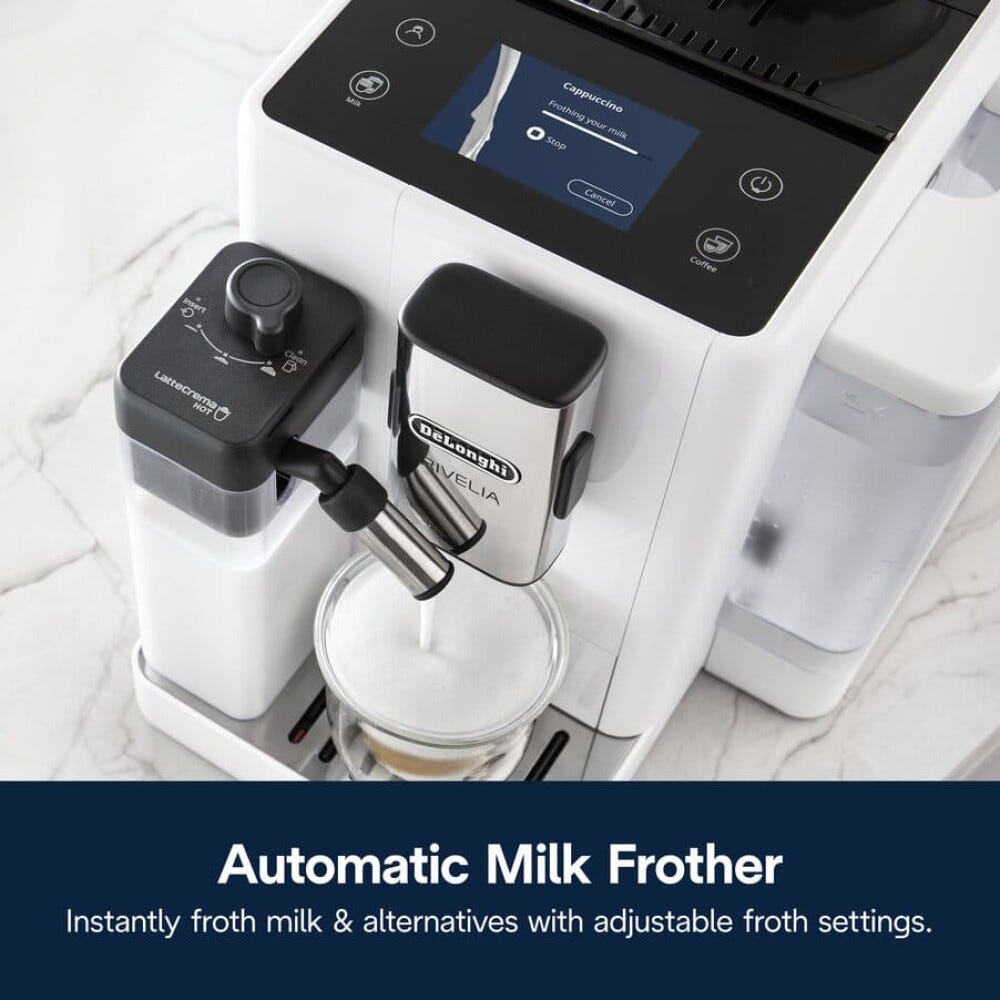 De Longhi EXAM44055W Rivelia Macchina per caffè automatica - bianco