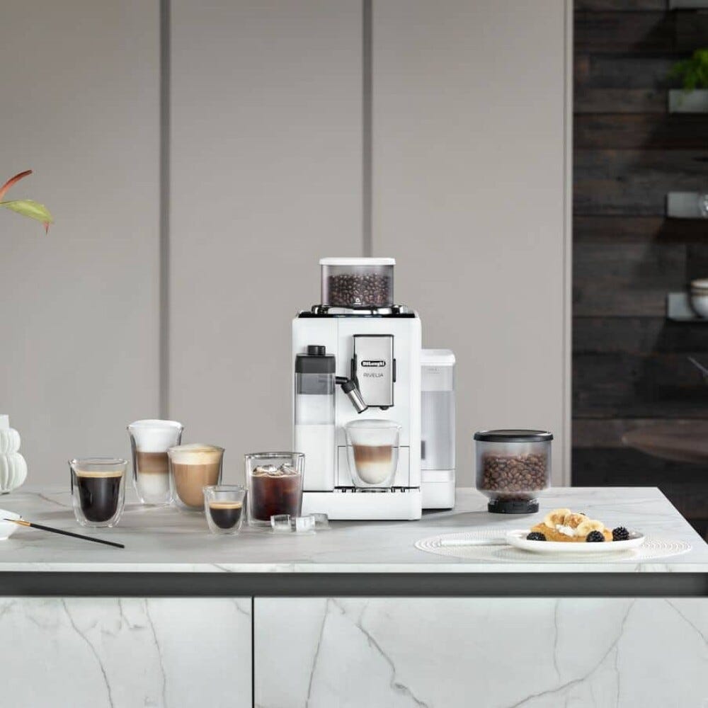 De Longhi EXAM44055W Rivelia Macchina per caffè automatica - bianco
