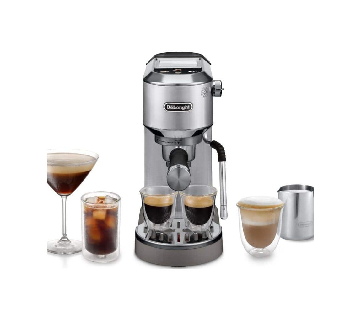 De Longhi EC890.M Dedica Duo Macchina per caffè manuale - metallo