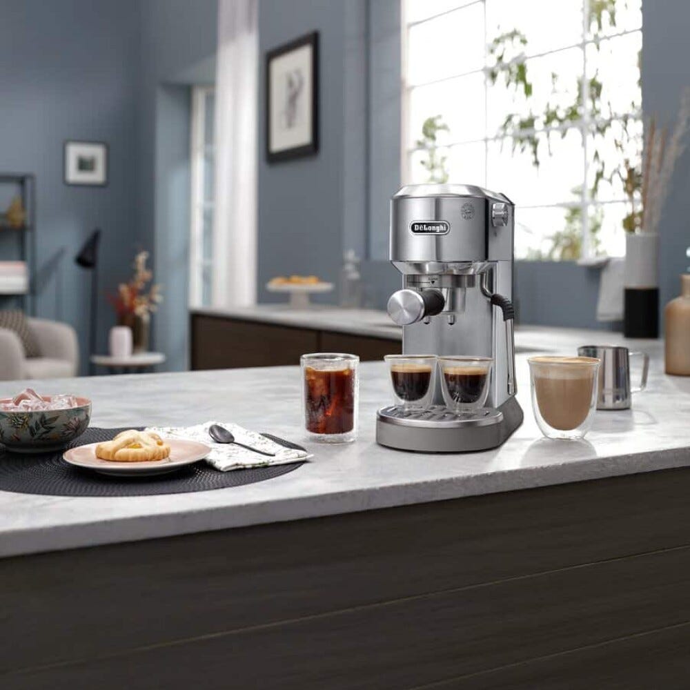 De Longhi EC890.M Dedica Duo Macchina per caffè manuale - metallo