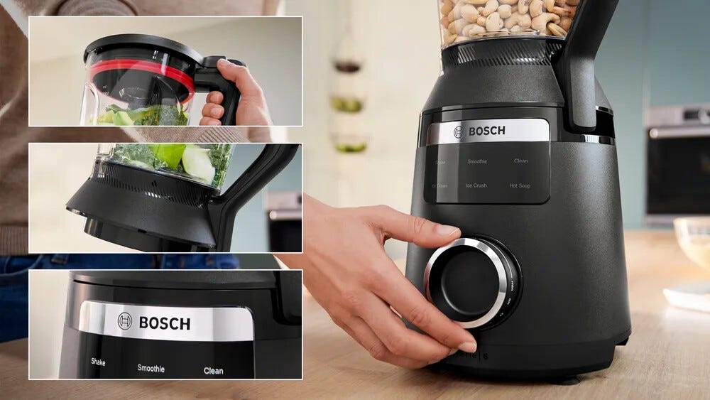 Bosch MMB6652B Serie 6 Frullatore 2.0 lt. - nero