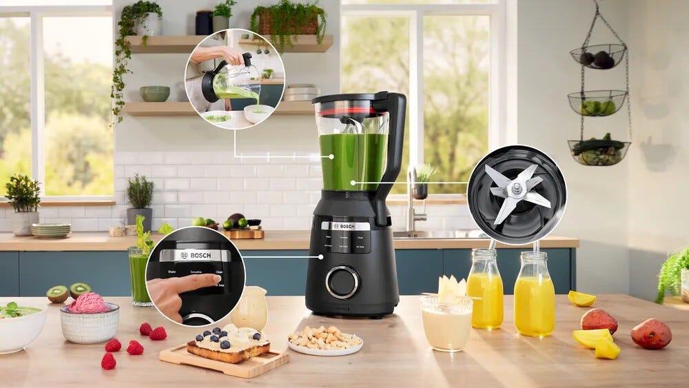 Bosch MMB6652B Serie 6 Frullatore 2.0 lt. - nero