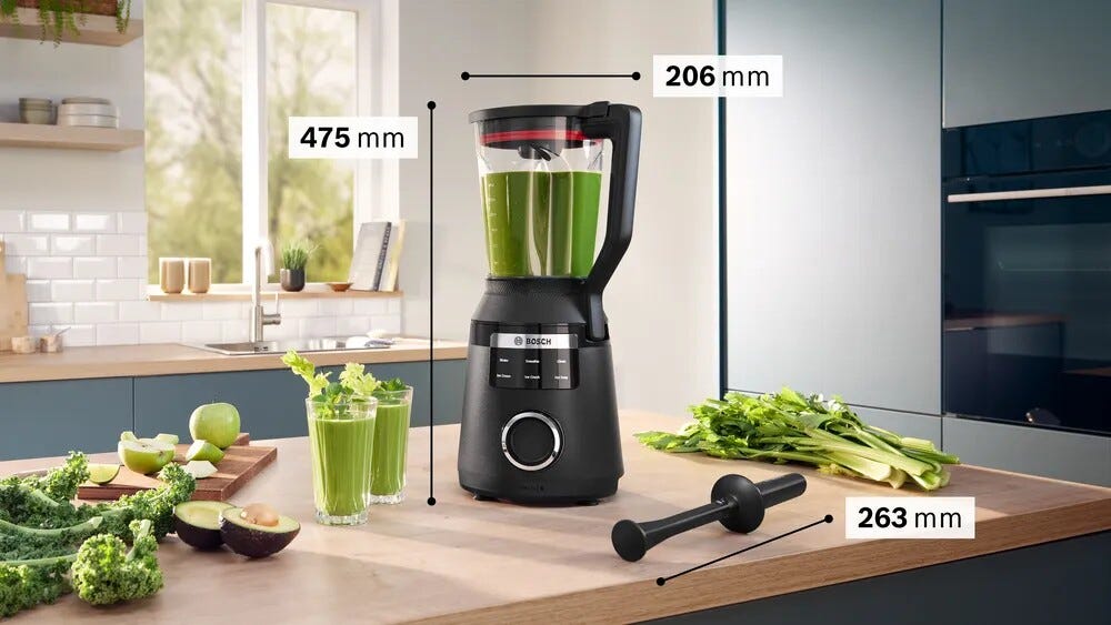 Bosch MMB6652B Serie 6 Frullatore 2.0 lt. - nero