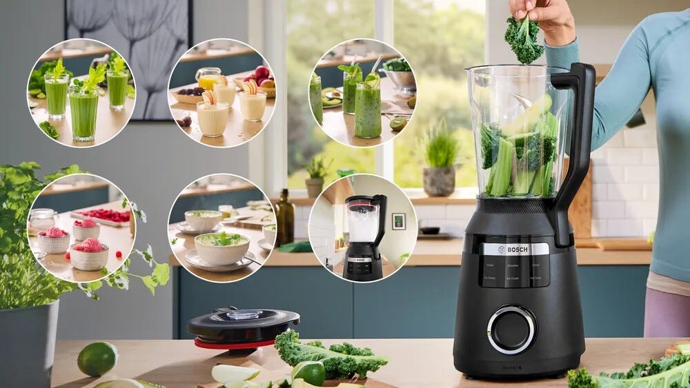 Bosch MMB6652B Serie 6 Frullatore 2.0 lt. - nero
