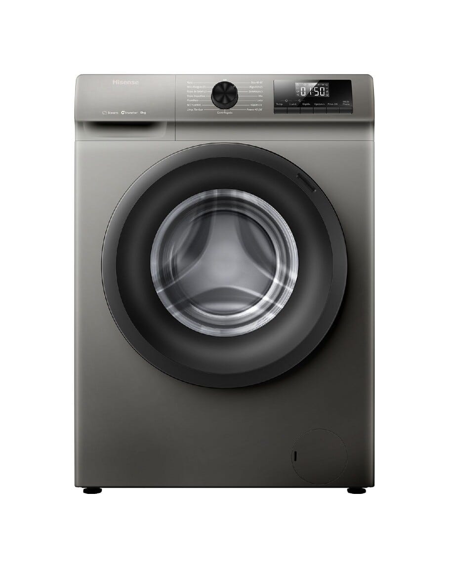 Hisense WF1Q8041BT Lavatrice cm. 60 - capacità 8 kg - titanio