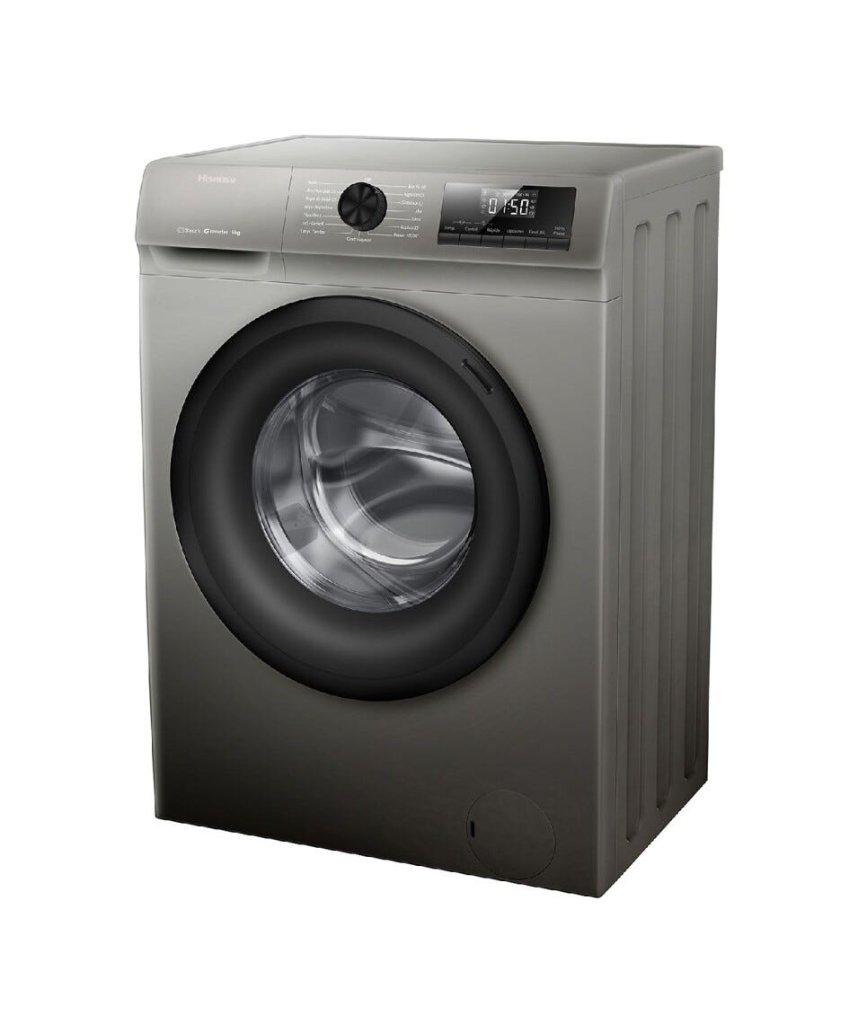 Hisense WF1Q8041BT Lavatrice cm. 60 - capacità 8 kg - titanio