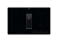 Electrolux KCC83480I Piano cottura induzione cm. 80 con cappa integrata da 550 m3/h - vetro nero