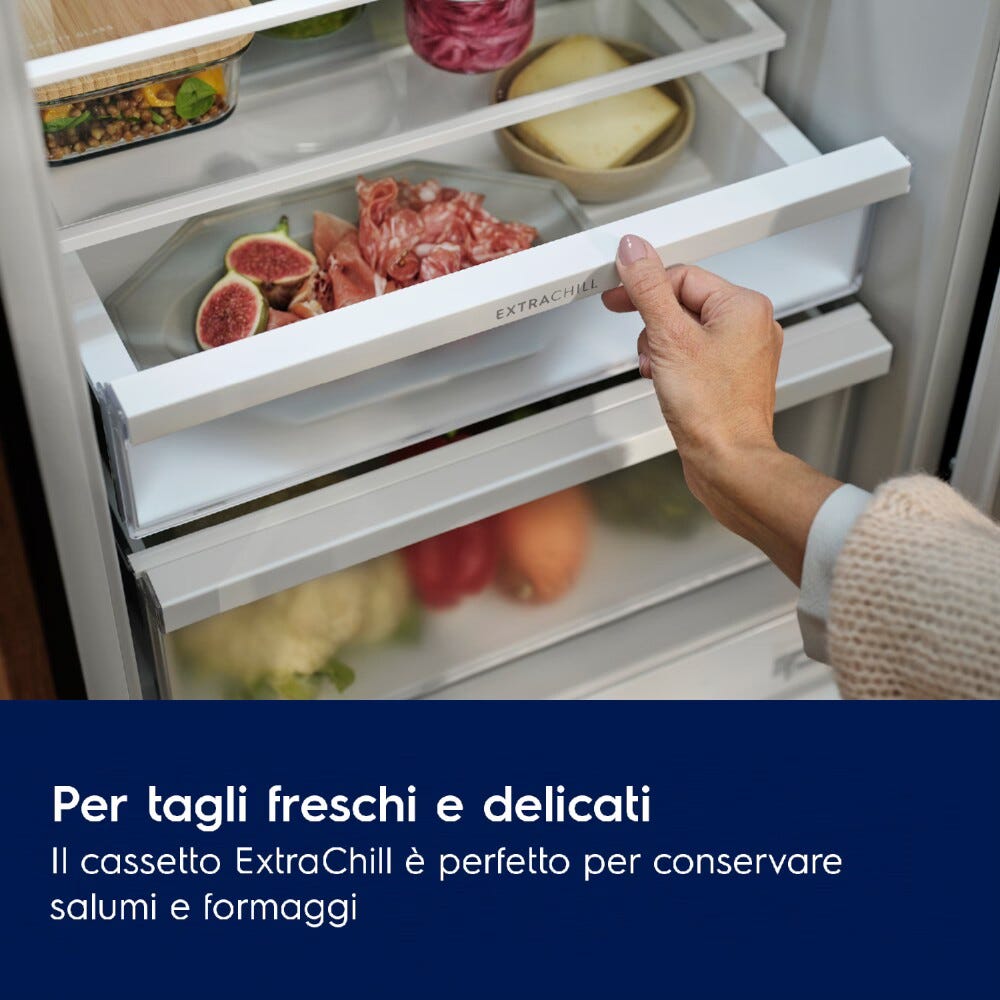 Electrolux KNT6ME18S3 Serie 600 TwinTech® Frigorifero con congelatore da incasso - cm. 55 h. 178 - lt. 248