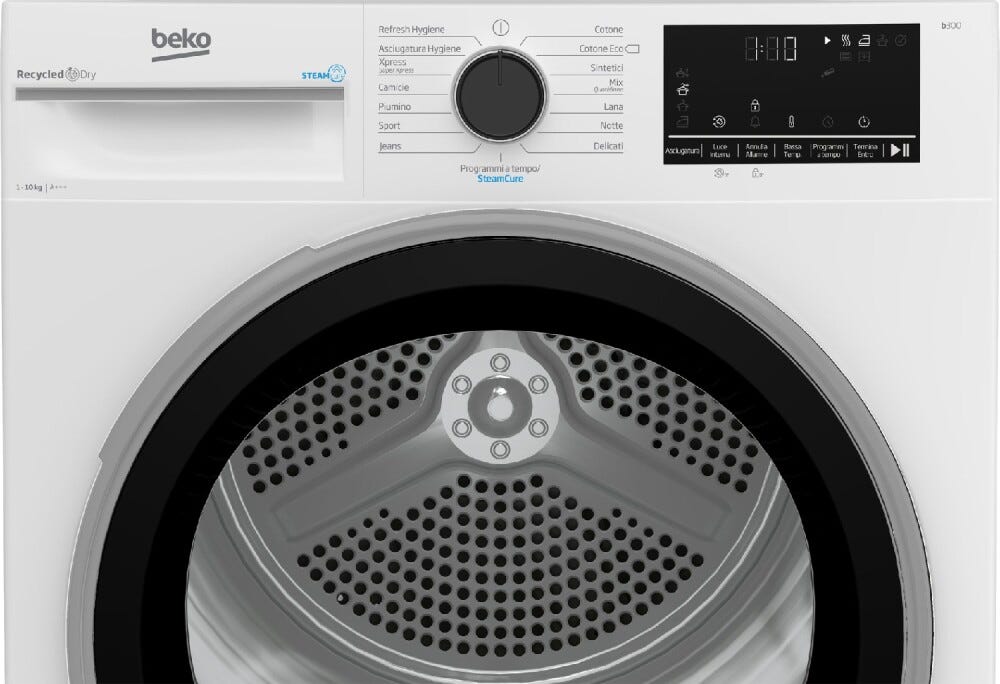 Beko BT3103IS_IT Asciugatrice cm. 60 - capacità 10 kg - bianco