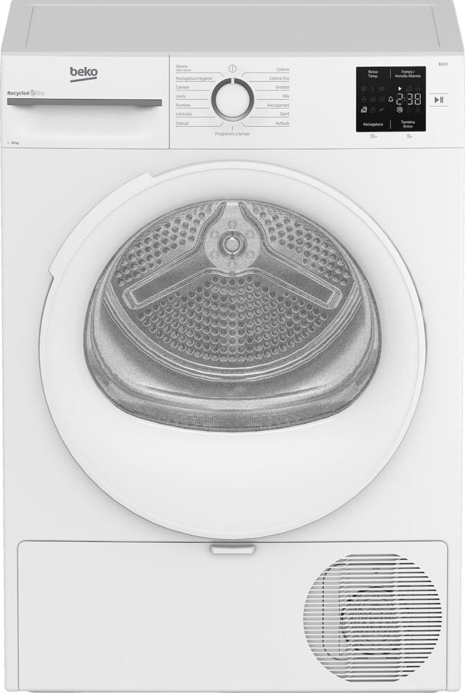 Beko BMT103EW Asciugatrice cm. 60 - capacità 10 kg - bianco