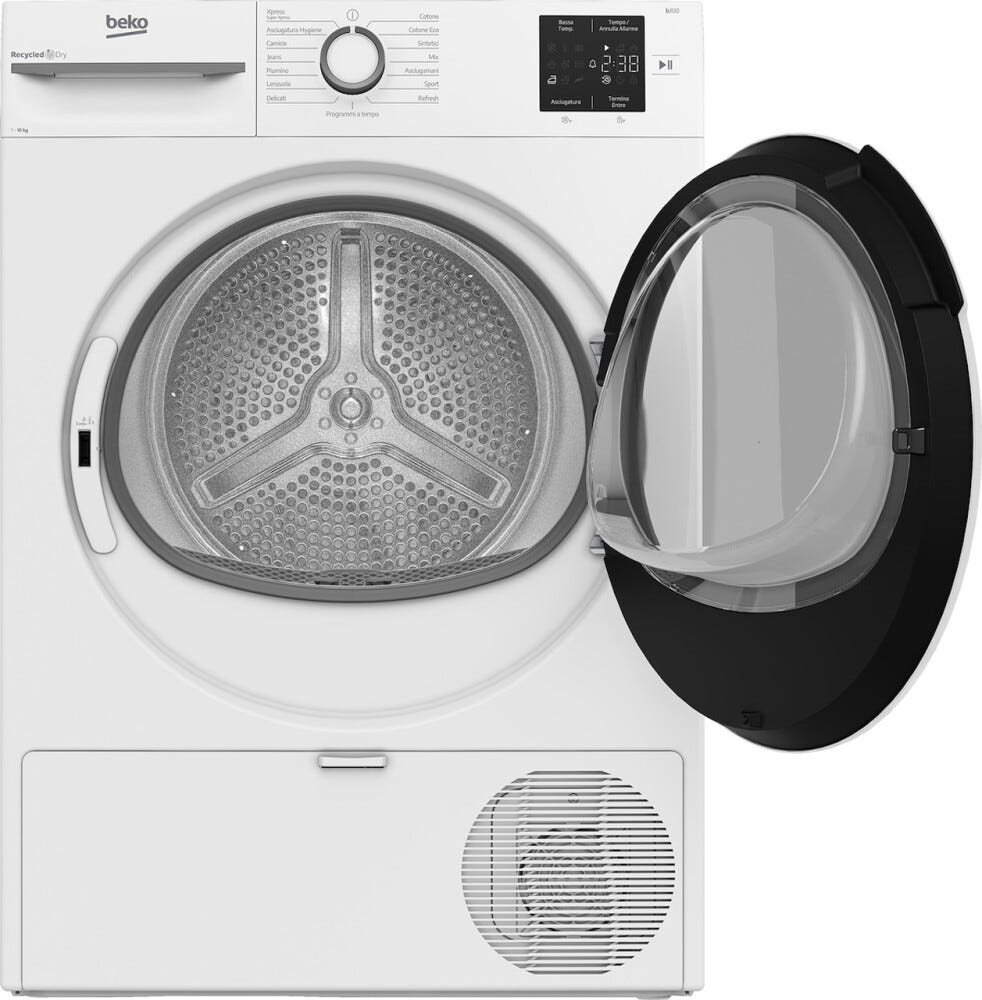 Beko BMT103EW Asciugatrice cm. 60 - capacità 10 kg - bianco