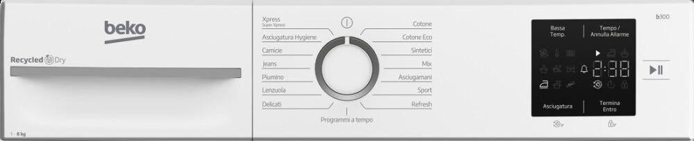 Beko BMTR38W Asciugatrice cm. 60 - capacità - 8 kg - bianco