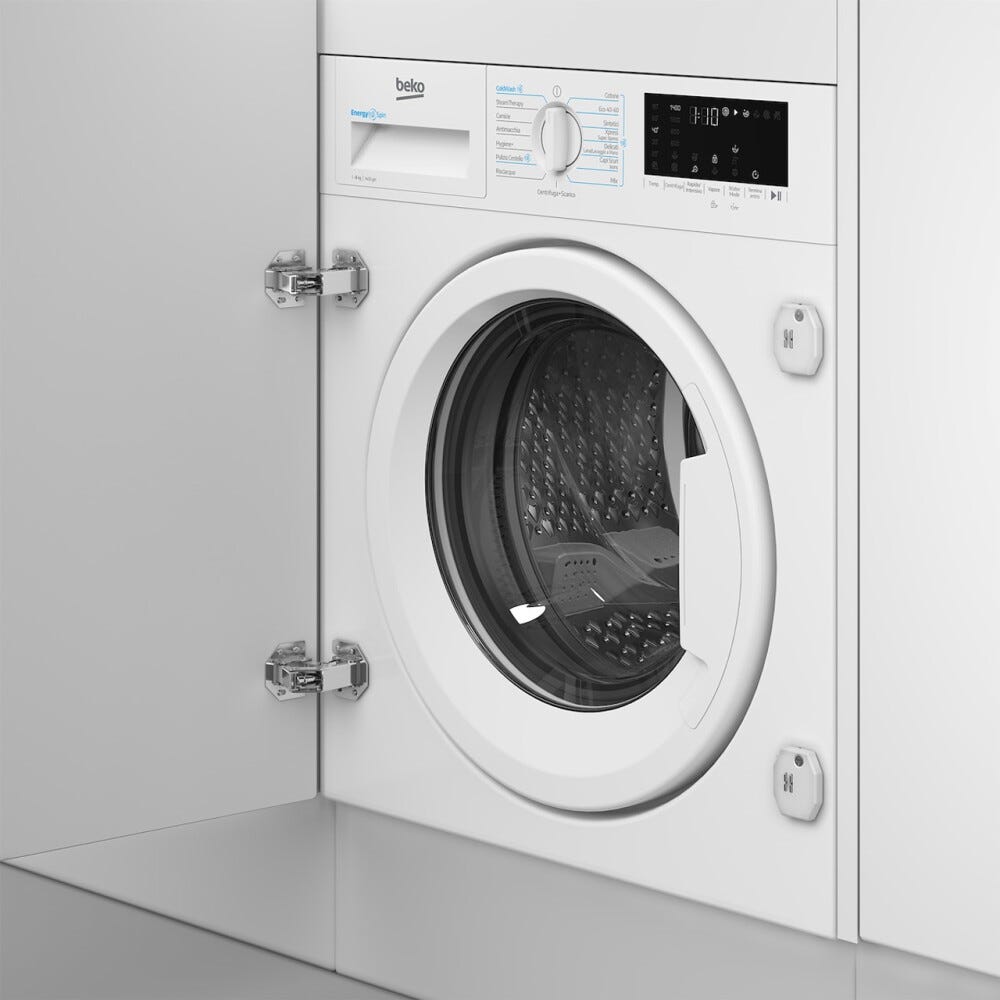 Beko WIT8A4BW Lavatrice da incasso cm. 60 - capacità 8 kg - bianco