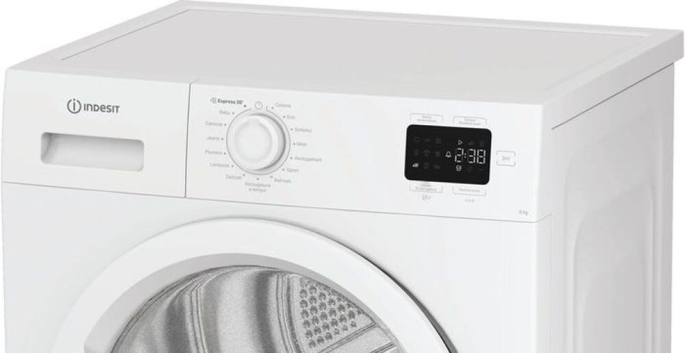 Indesit CYD83DWWIT Asciugatrice cm. 60 - capacità - 8 kg - bianco
