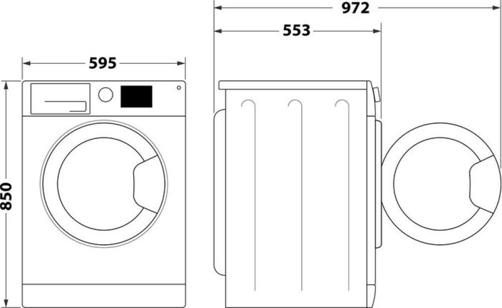 Indesit MTWC71296WIT Lavatrice cm. 60 - capacità 7 kg - bianco