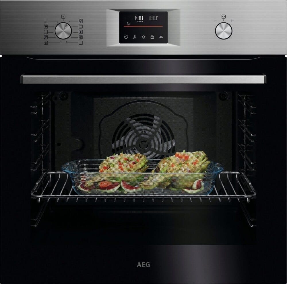 AEG TU5PB43SM Serie 5000 SurroundCook Forno multifunzione pirolitico cm. 60 - inox antimpronta