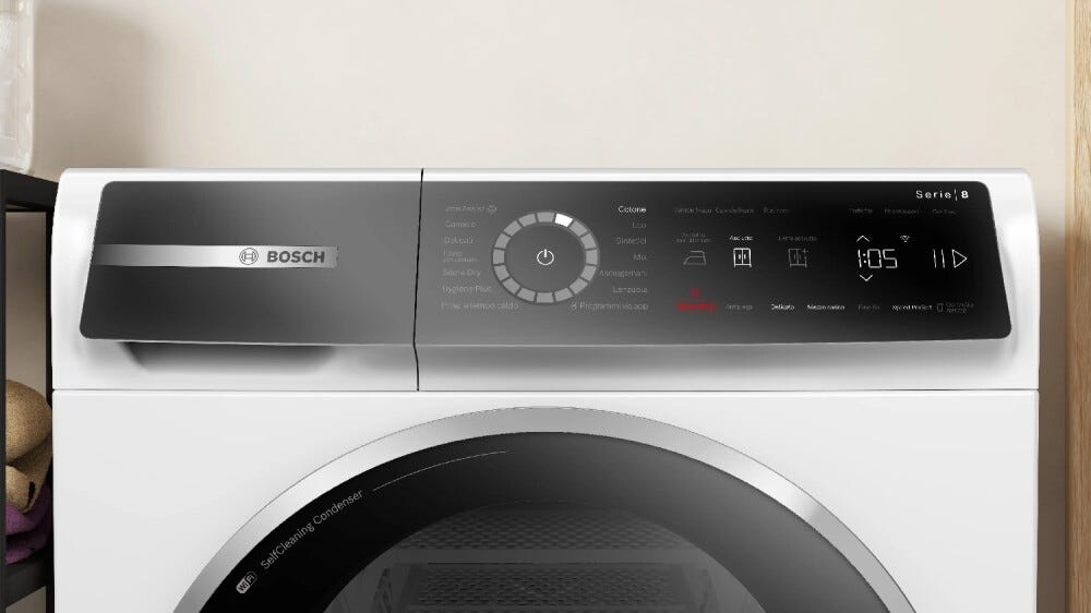 Bosch WQB246C0II 8 Asciugatrice cm. 60 - capacità - 9 kg - bianco
