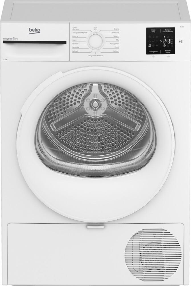 Beko BMT83EW Asciugatrice cm. 60 - capacità - 8 kg - bianco