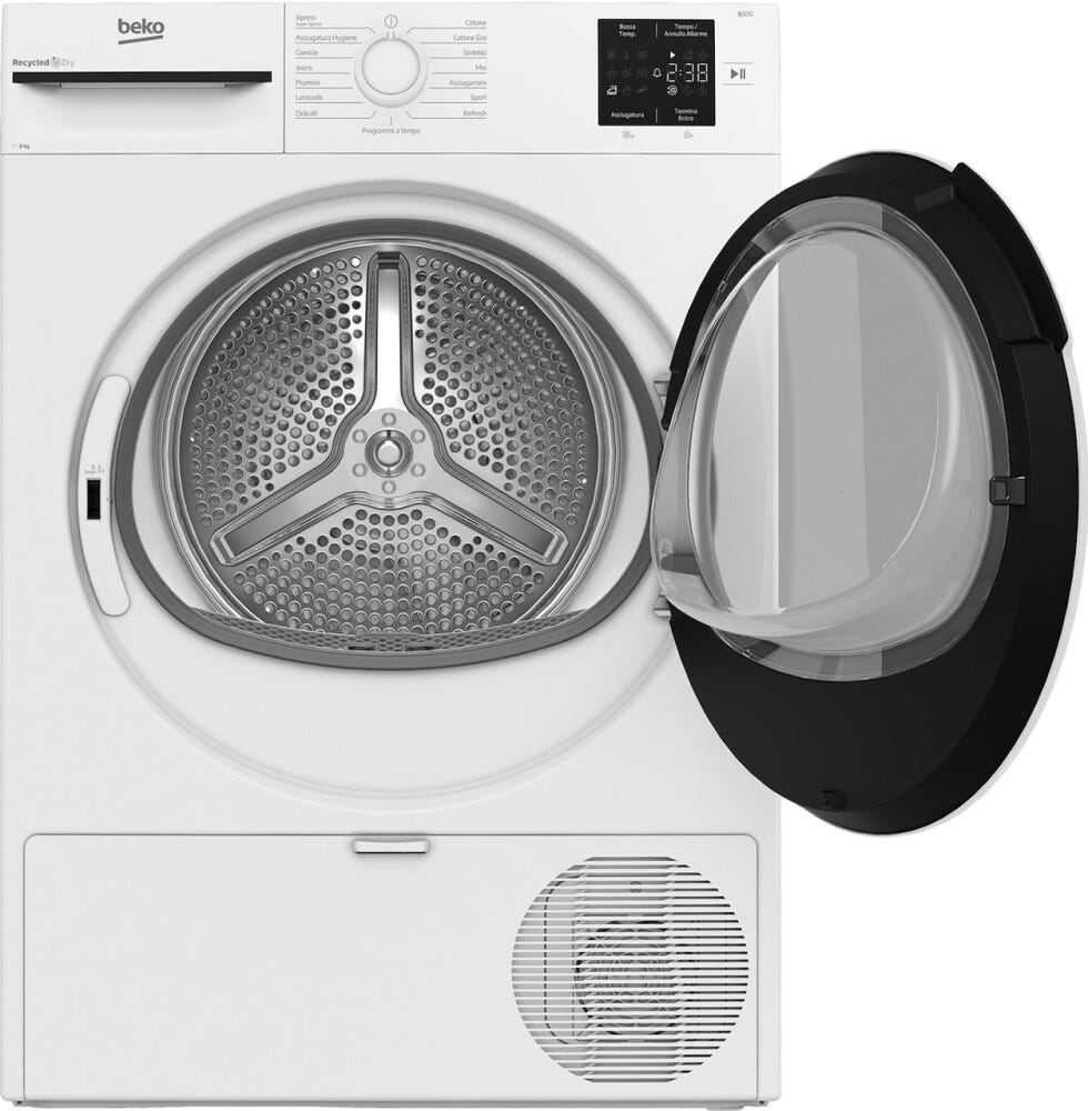 Beko BMT83EW Asciugatrice cm. 60 - capacità - 8 kg - bianco