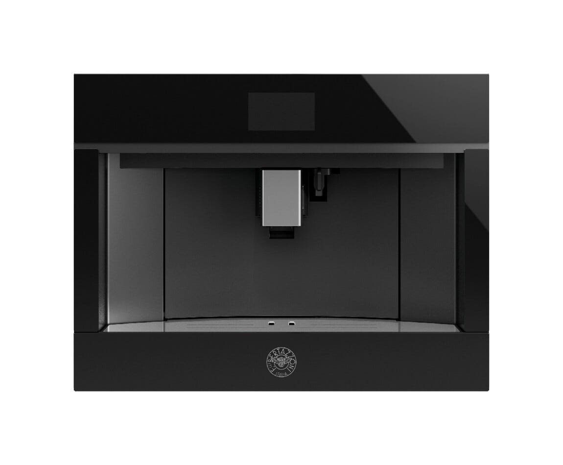 Bertazzoni CM45MOD2WTB Modern Macchina da caffè da incasso cm. 60 - vetro nero
