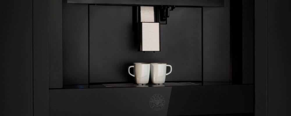 Bertazzoni CM45MOD2WTB Modern Macchina da caffè da incasso cm. 60 - vetro nero