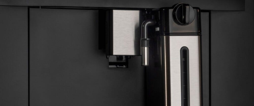 Bertazzoni CM45MOD2WTB Modern Macchina da caffè da incasso cm. 60 - vetro nero