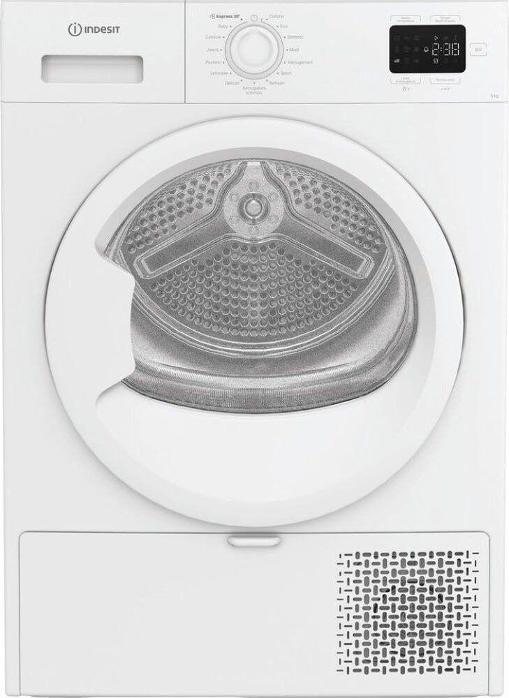 Indesit C YD 92D WW IT Asciugatrice cm. 60 - capacità - 9 kg - bianco