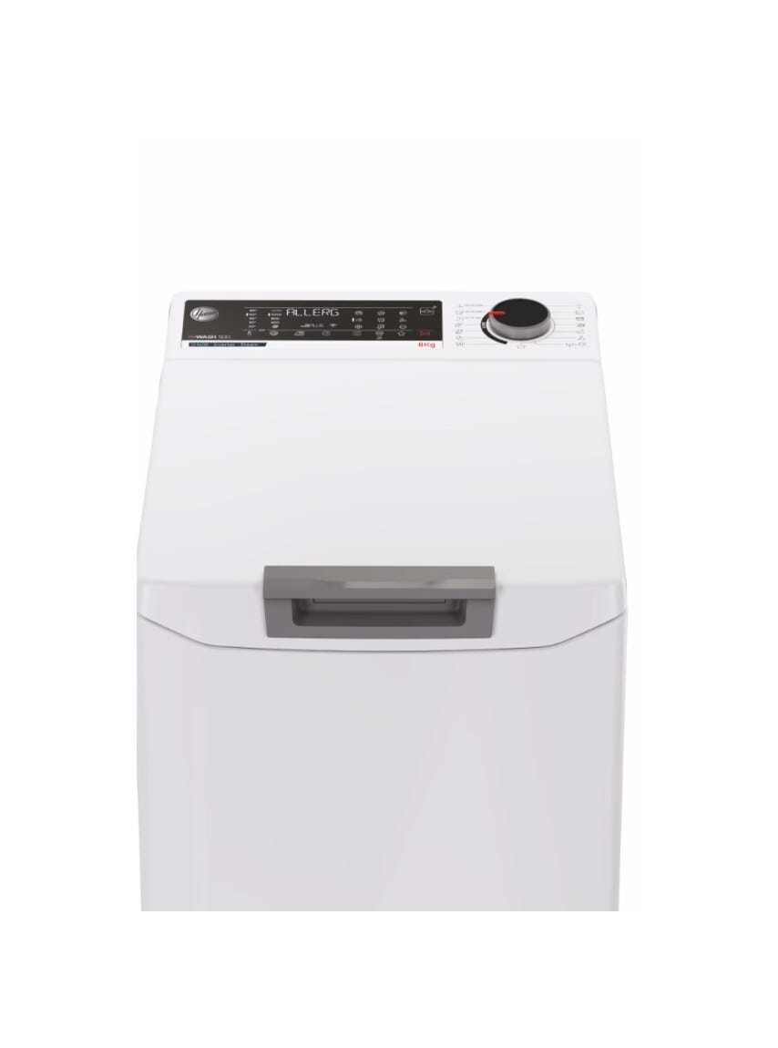 Hoover THOS486TM4-S Lavatrice a carica dall'alto cm. 41 - capacità 8 kg - bianco