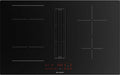 Faber GALILEO LINEAR A830 Piano cottura induzione cm. 83 con cappa integrata da 630 m3/h - versione aspirante - vetroceramica nero