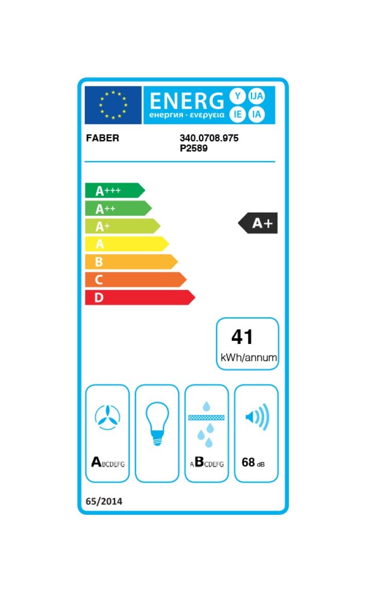 Faber GALILEO SLIM A600 Piano cottura induzione cm. 60 con cappa integrata da 630 m3/h - versione aspirante - vetroceramica nero