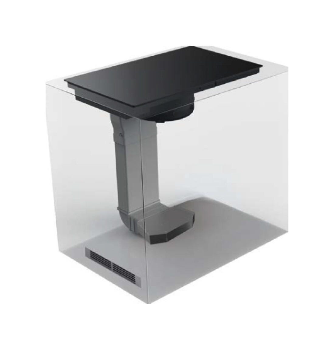 Faber GALILEO SLIM F600 Piano cottura induzione cm. 60 con cappa integrata da 630 m3/h - versione filtrante - vetroceramica nero