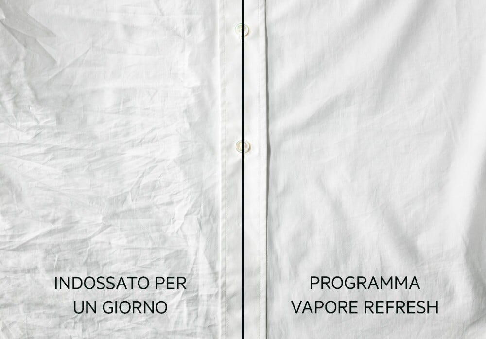 AEG LR7FH114VY Serie 7000 ProSteam® Universaldose Lavatrice cm. 60 - capacità 11 kg - bianco/nero