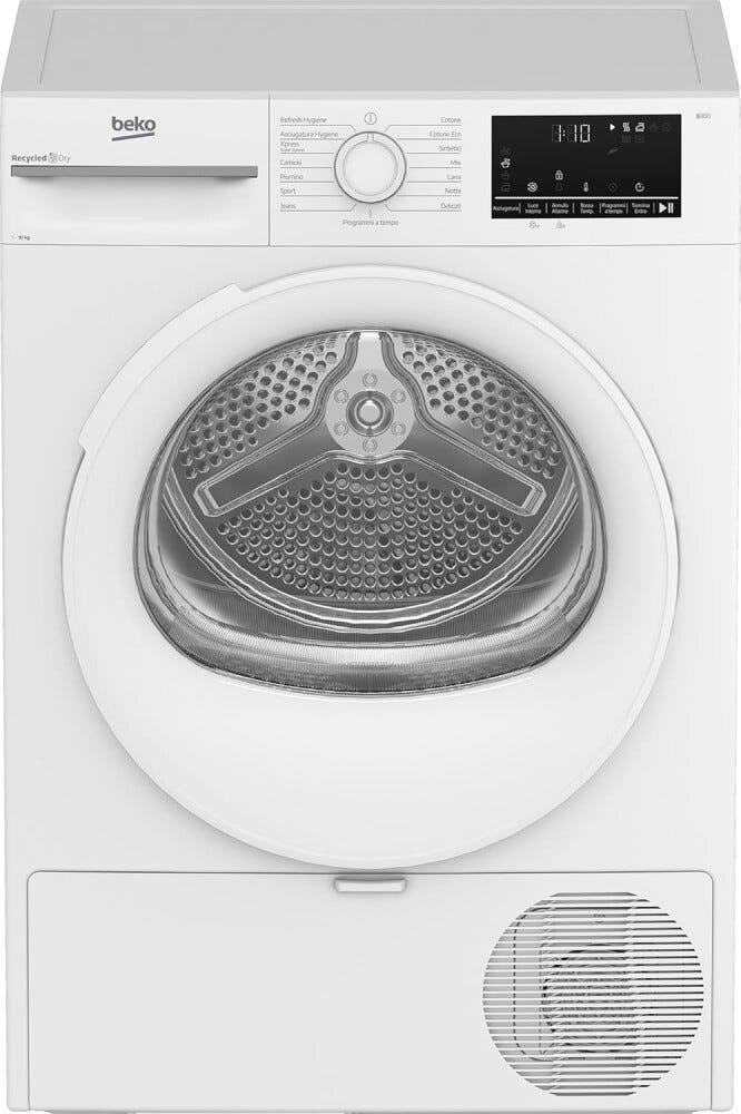 Beko BMT104EW Asciugatrice cm. 60 - capacità 10 kg - bianco