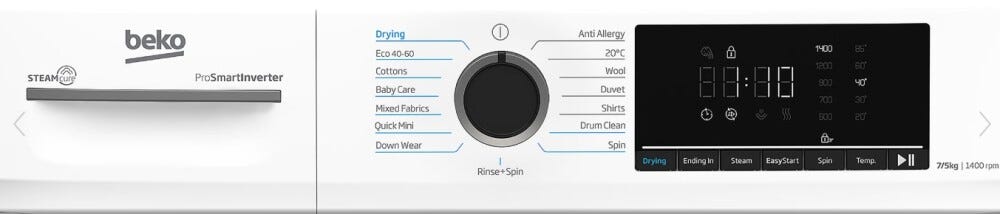 Beko BMM5DFO5741 Lavasciuga cm. 60 - lavaggio 7 kg - asciugatura 5 kg - bianco