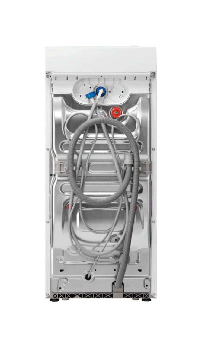 AEG LTR8C73A serie 8000 PowerCare Lavatrice a carica dall'alto 7 kg, cm. 40, con tecnologia PowerCare e ProSteam per un lavaggio delicato e efficiente, bianco