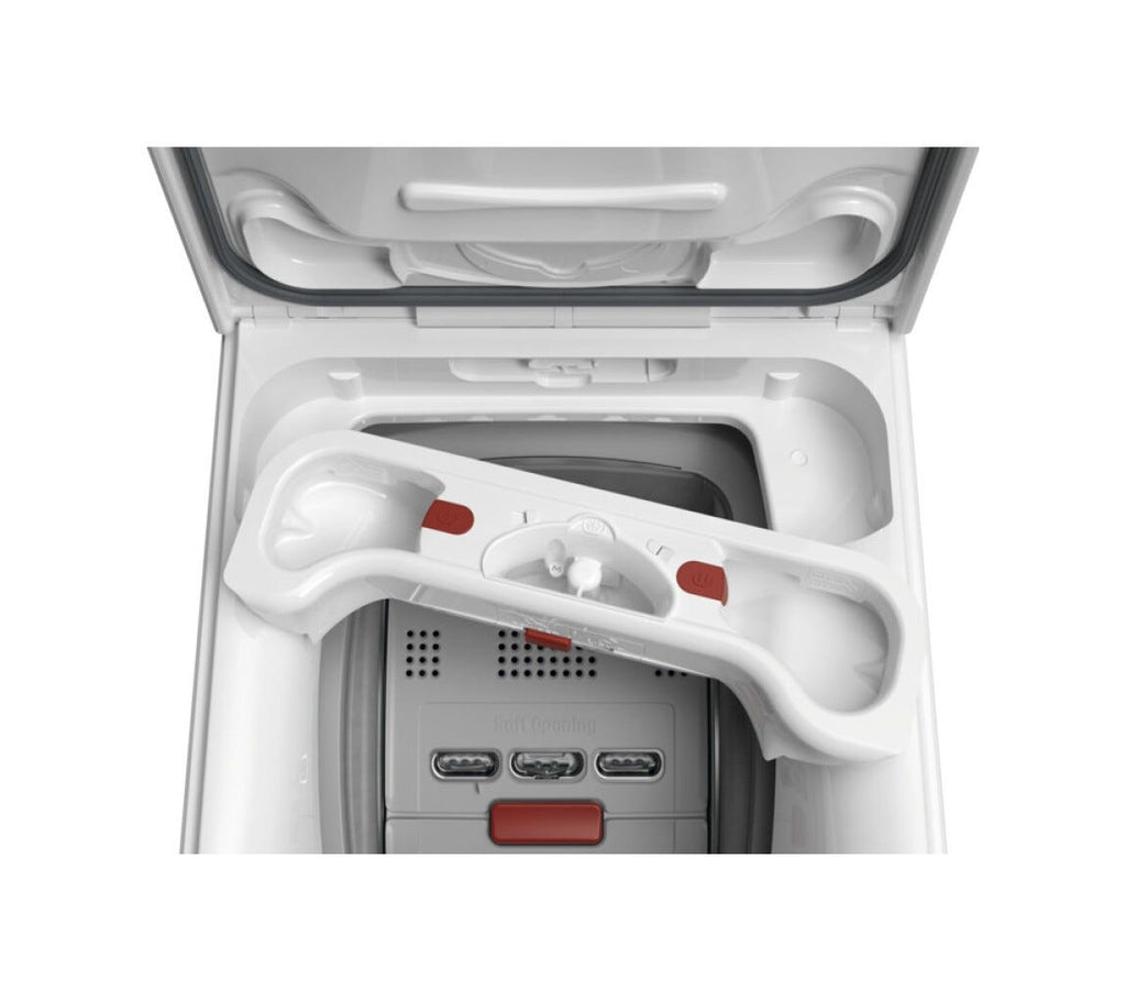 AEG LTR8C73A serie 8000 PowerCare Lavatrice a carica dall'alto 7 kg, cm. 40, con tecnologia PowerCare e ProSteam per un lavaggio delicato e efficiente, bianco