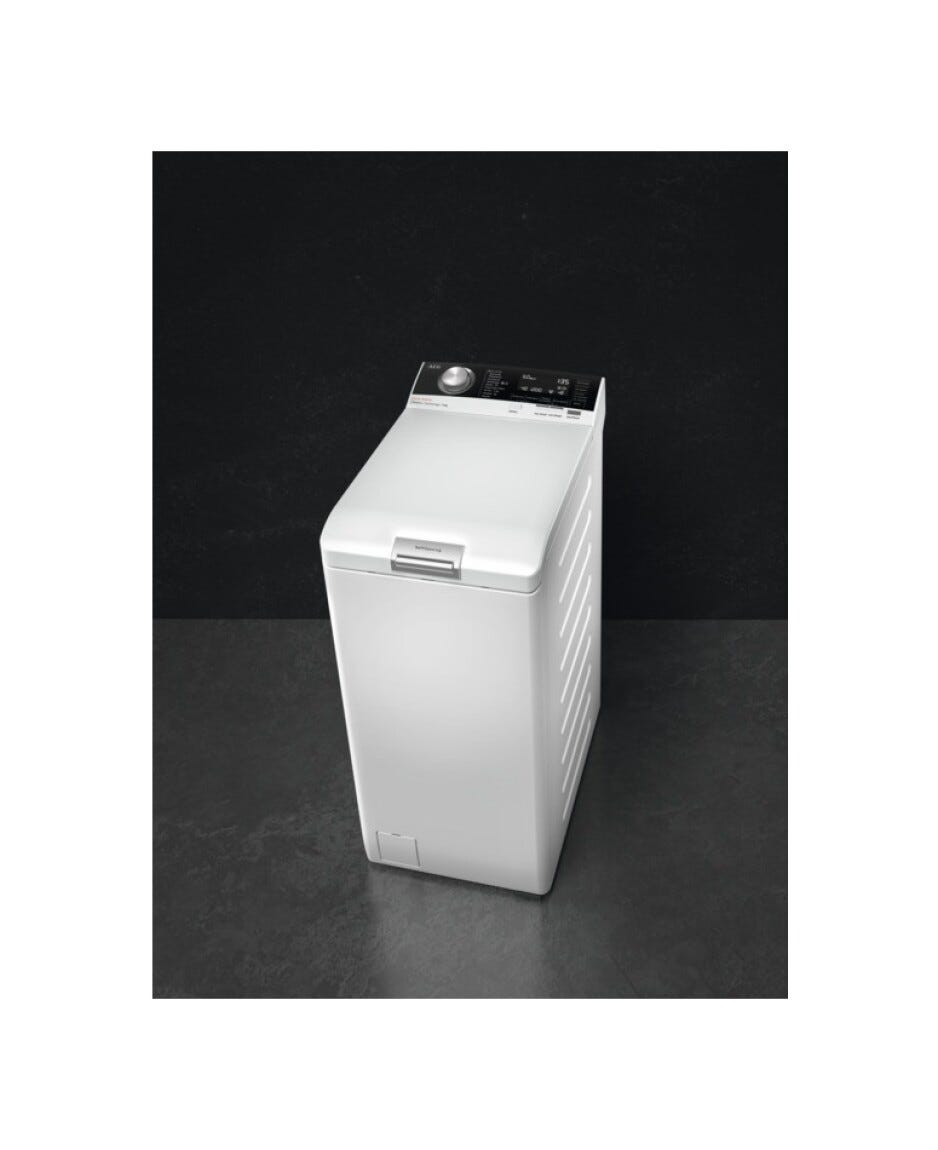 AEG LTR8C73A serie 8000 PowerCare Lavatrice a carica dall'alto 7 kg, cm. 40, con tecnologia PowerCare e ProSteam per un lavaggio delicato e efficiente, bianco