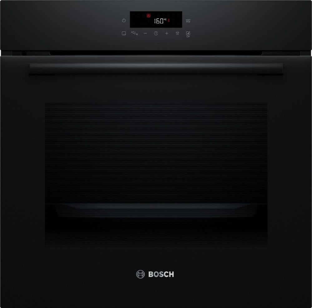 Bosch HBA571BB4 Serie 2 Forno elettrico da incasso 71 L, pirolitico, display TouchControl, classe A+, nero