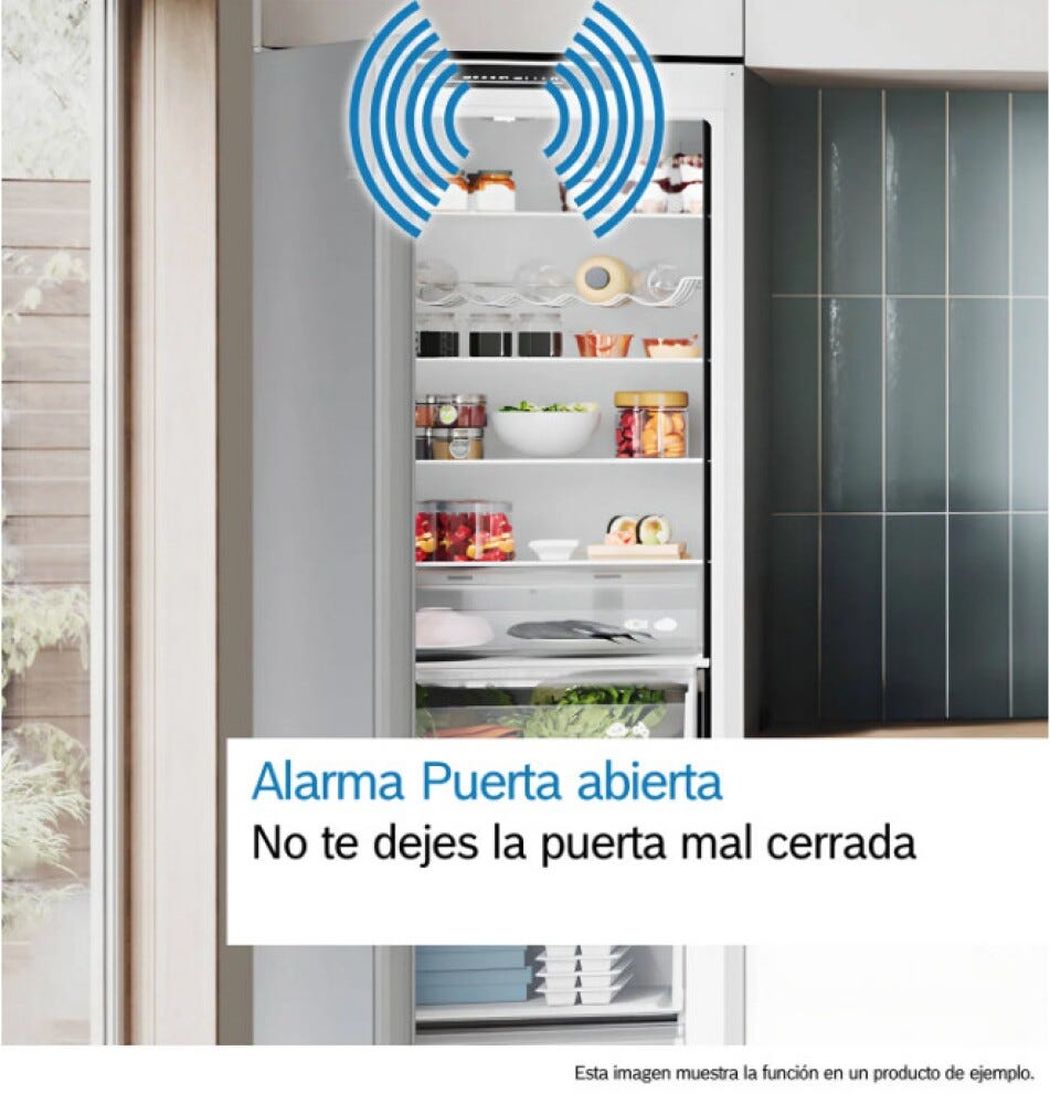 Bosch KGN39VWEB Serie 4 Frigorifero combinato con congelatore, capacità 368 L, classe E, bianco.