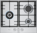 Bosch PCC6A5I90 Serie 6 Piano cottura a gas 60 cm, 3 fuochi, acciaio inox
