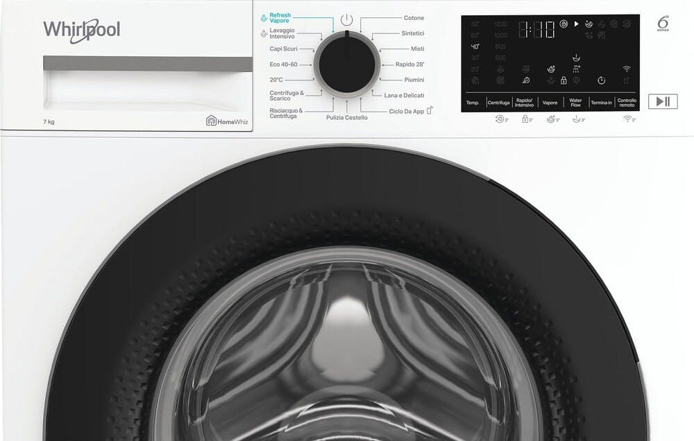 Whirlpool WAM 762WB IT Lavatrice cm. 60 - profondità 50 cm - capacità 7 kg - bianco