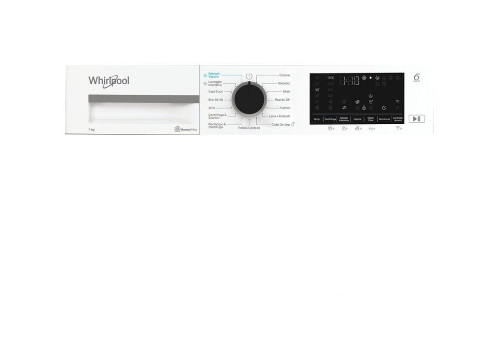 Whirlpool WAM 762WB IT Lavatrice cm. 60 - profondità 50 cm - capacità 7 kg - bianco