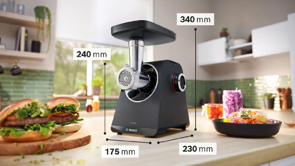Bosch MFWS450B Serie 4 Tritacarne, 500 w, nero