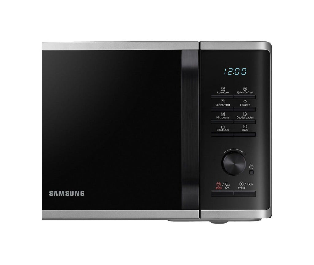 Samsung MS23K3515AS/E2 . Microonde, libera installazione, capacità 23L, potenza 800W, con funzione Quick Defrost e deodorizzazione
