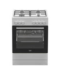 Beko FBE62120SWD Cucina da accosto cm. 60 - 4 fuochi gas + 1 forno elettrico - bianco